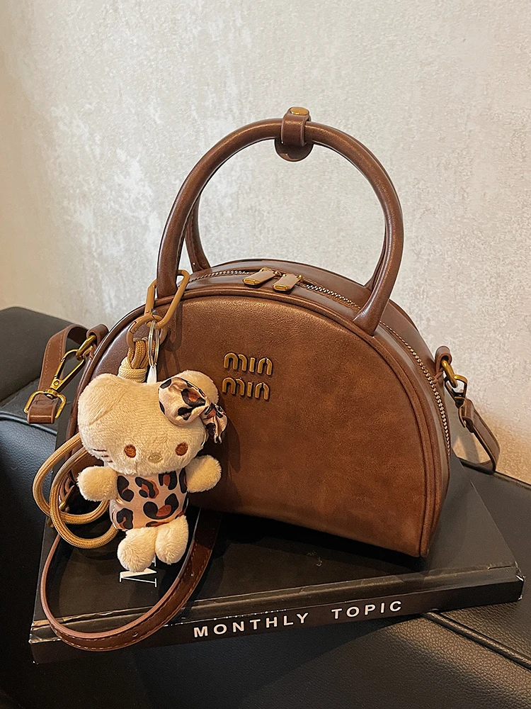 

Luxury designer 2025 spring and autumn new retro bag female high-end pillow bag all-match handbag shoulder bag messenger bag