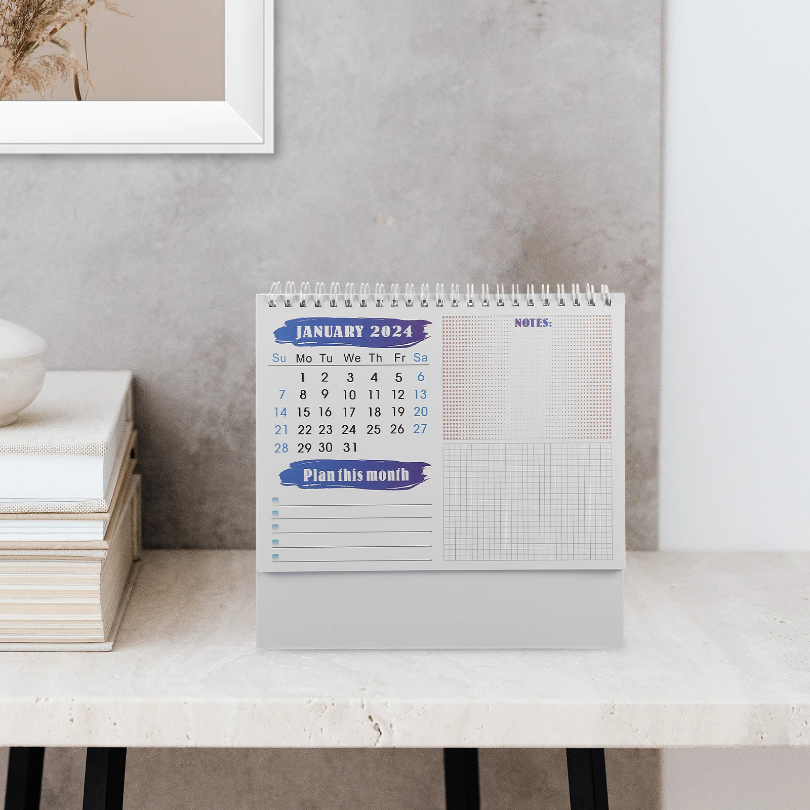 

Desktop Ornaments Calendar Work Small Large Decoration Thick Paper Modern New Year's Eve Calendars