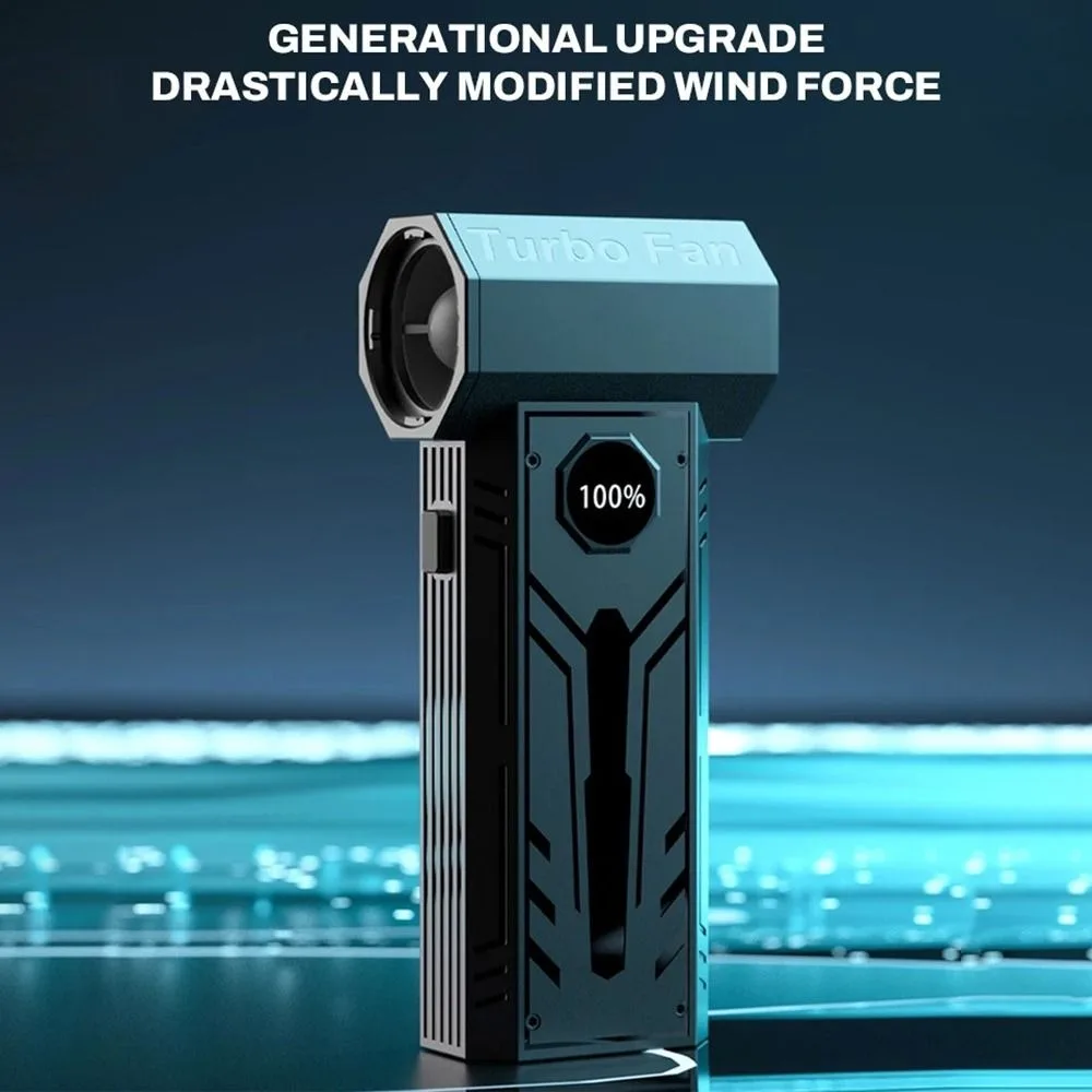 

New 100000 RPM Electric Air Blower USB Rechargeable Dust Blower Jet Fan Adjustable Wind Speed Brushless Motor Fan Car