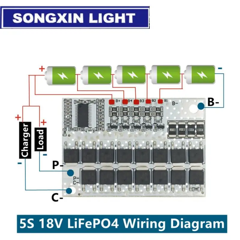 3s/4s/5s Bms 12v 16.8v 21v 100a Li-ion Lmo Ternary Lithium Battery Protection Circuit Board Li-polymer Balance Charging Module