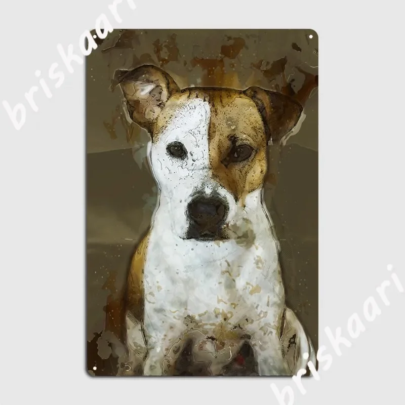 Juck Russell Art Best Birthday Gift For Lover And Owner Metal Plaque Poster Plaques Club Customize Home Tin Sign Poster