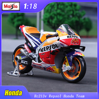 1:18 Maisto 2021 Racing Rc213v Repsol Honda Team 26# 93 Model Licensed Casting Motorcycle Diecast Alloy Vehicle Toy Gift