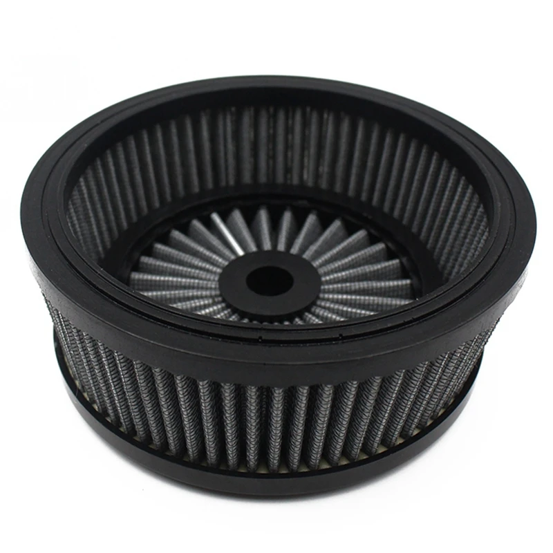 0206-0091 Motorcycle Air Cleaner Intake Filter for Design Venturi Motorcycle Accessories Gray image 2