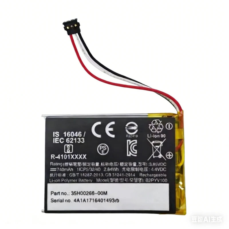 Newest B2PYV100 3.85V 2.84Wh 740mAh Li-ion Rechargeable Battery for HTC Vive Tracker Tracker3.0 High Quality Replacement Battery