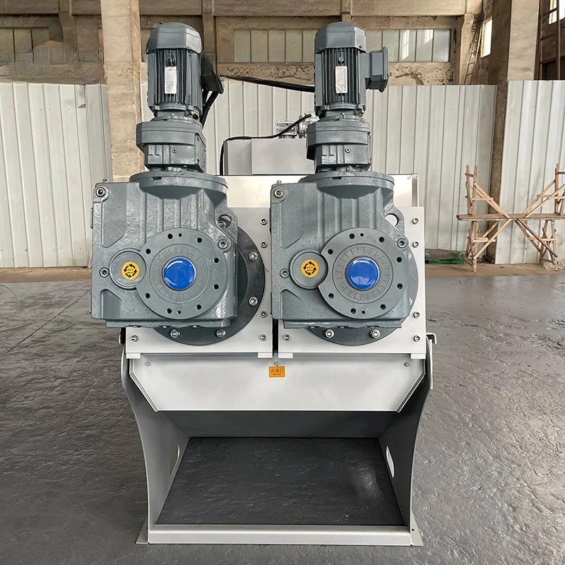 Aquasust Screw Sludge Dehydrator Mobile Sludge Treatment Filter Screw Automatic Sludge Dehydrator Mobile