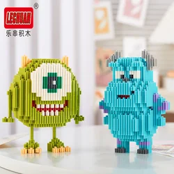 Linkgo Connection Building Blocks Monster University James Mike Model Anime Mini Brick Figure Toy per regalo di natale