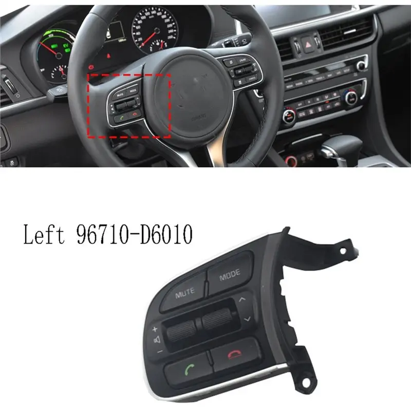 【Top Sale !!】For Kia Optima K5 2016-2018 Steering Wheel Switch Cruise Control Button Replacement Parts