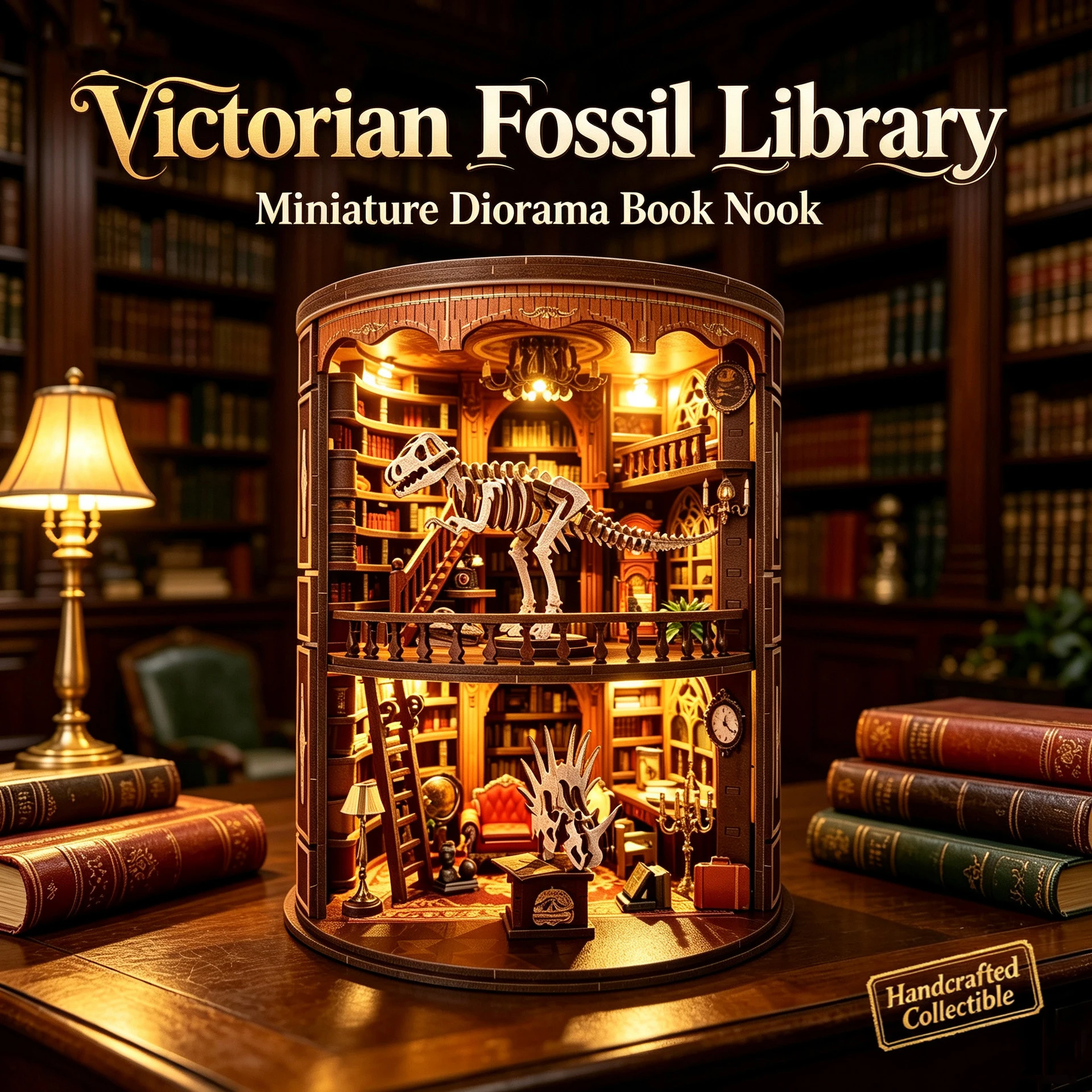 diy-wooden-fossil-library-book-nook-shelf-insert-kits-miniature-model-kit-with-furniture-bookend-for-friends-birthday-gifts
