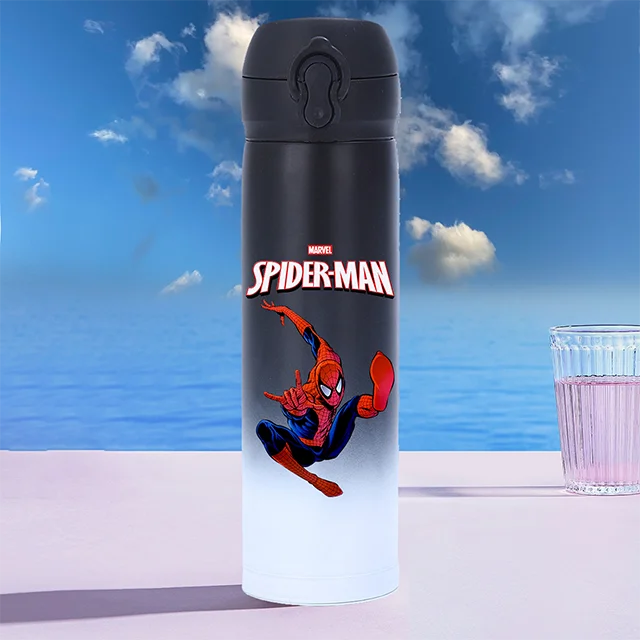 Marvel's Spider Man and Hulk Outdoor Sports Large Capacity  Portable Stainless Steel Water Bottle Drinking Cup Student  Gift