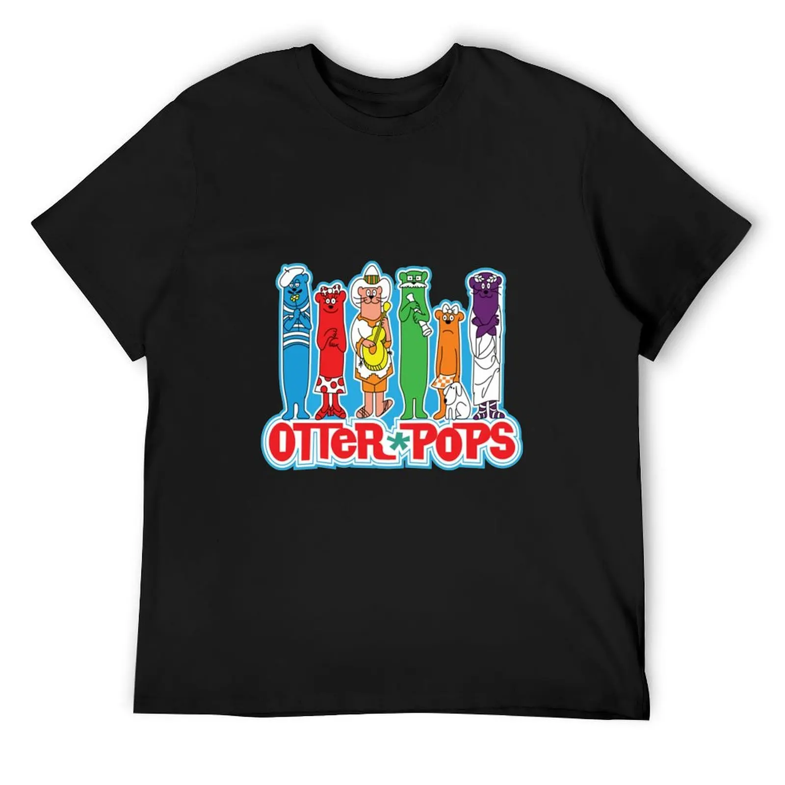 Otter Pops T-Shirt quick drying man t shirt big and tall t shirts for men