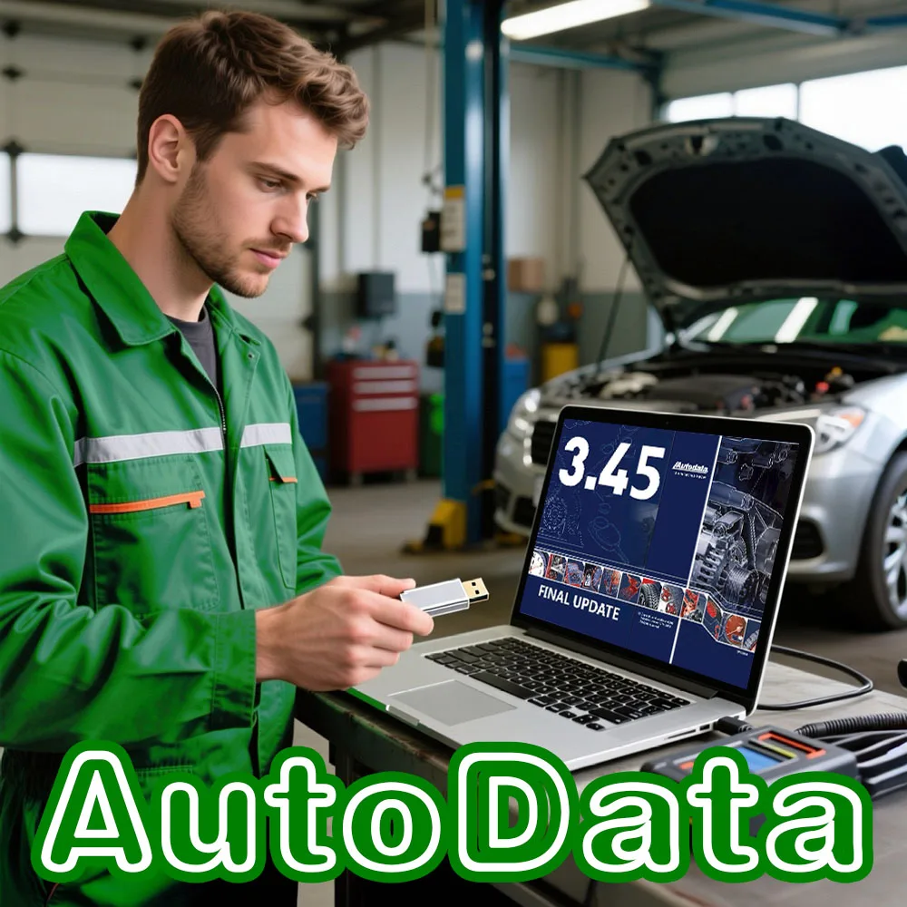 2026 Autodata 3.45 Newest Version Auto Repair Software Wiring Diagrams Data Install Video Auto Repair Tool Work with MINI VCI