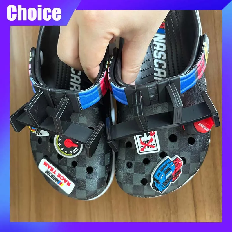 

Race Car Men'S Slippers Cartoon Cute Hole Sandals Beach Casual Shoes Breathable Jelly Garden Hollow-Out EVA Beach Shoes Boy Gift