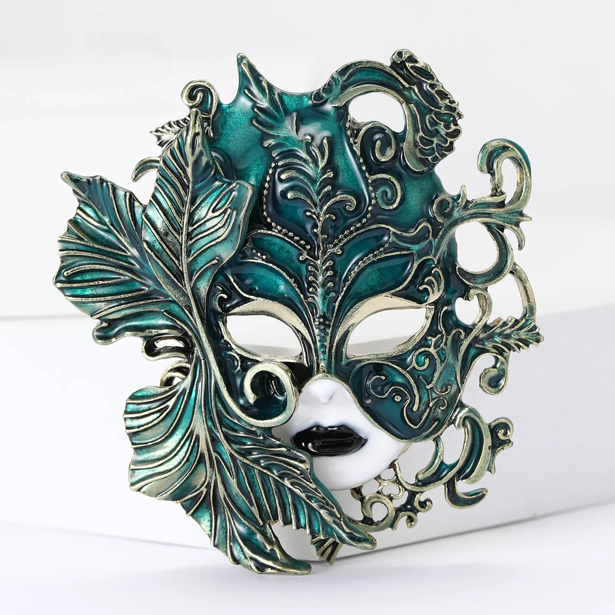 

Enamel Heavy Industry Duty Mask Brooches for Women Unisex Daily Use Pins Event Party Backpack Decoration Clothes Accessories