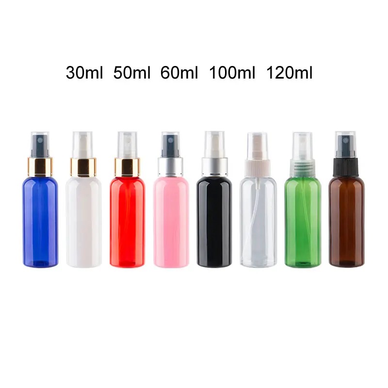 

30ml 50ml 60ml 100ml 120ml X 24pc Empty Fine Spray Pump Bottle Deodorant Spray Plastic Container Small Travel Spray Bottles