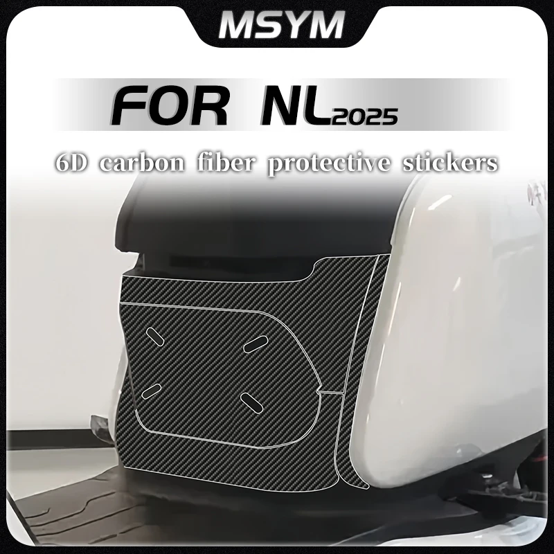 

Motorcycle 6D Car body carbon fiber sticker front foot anti scratch film modification accessories FOR NIU NL CITI Nl Citi 2025