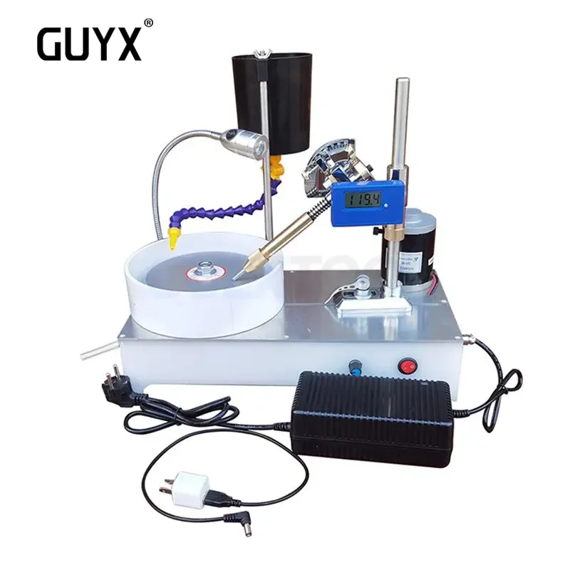 Precision Jewelry Stone Polishing Machine Molding Machine Gem Faceting Machine DC Stepless Speed Gem Angle Grinder