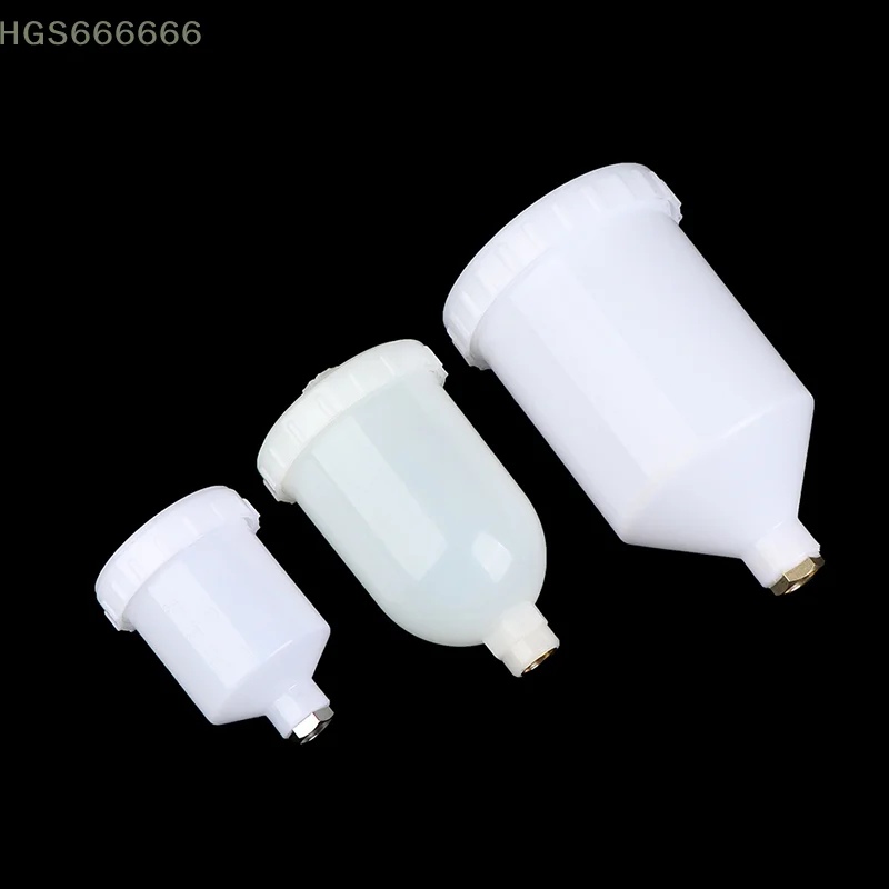

125/250/600ml Air Gravity Feed Paint Spray Pot Thread Connector For Spray Parts Plastic Spray Paint Cup Sprayer Cup