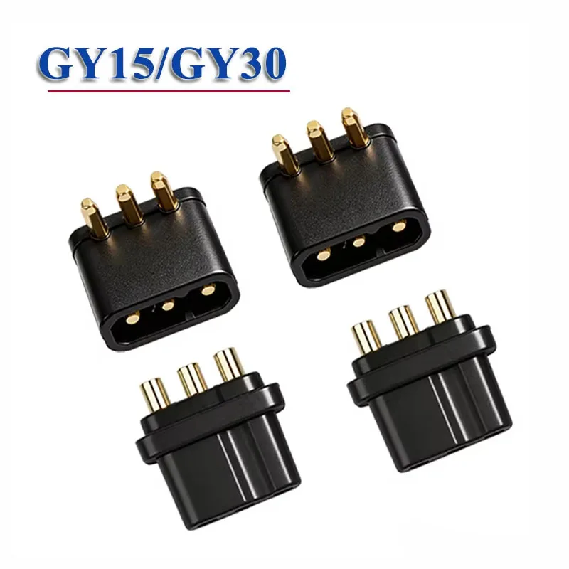 GY15 GY30 Electric Motor Battery Connector 10A/15A GY15/30 Servo Motor Plug Metal Gear RC Robot Digital Servo Motor Model Socket