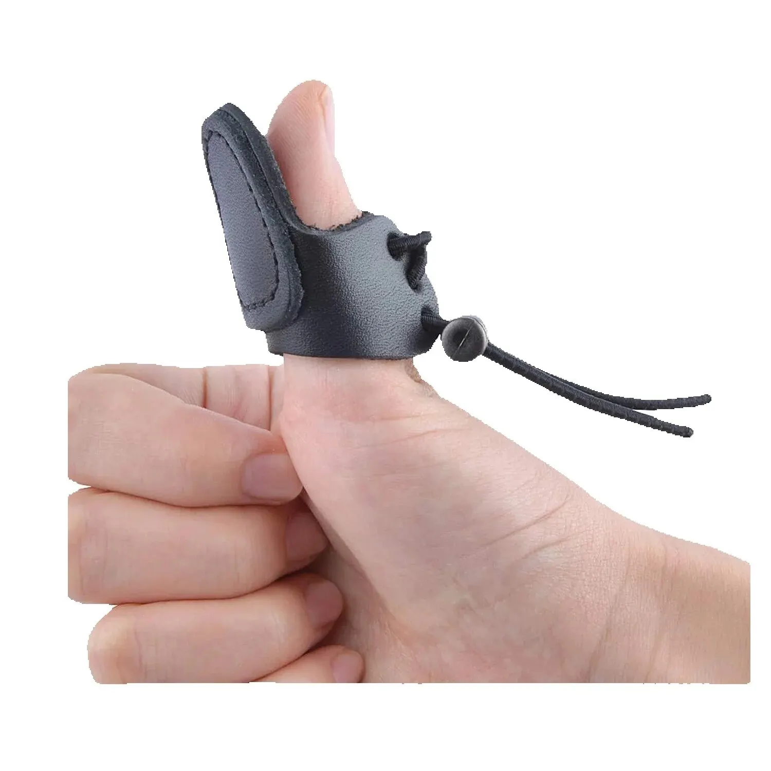 Anneau de pouce en cuir pour tir à l'arc, protection des doigts pour arc classique, protection traditionnelle pour la chasse et le tir