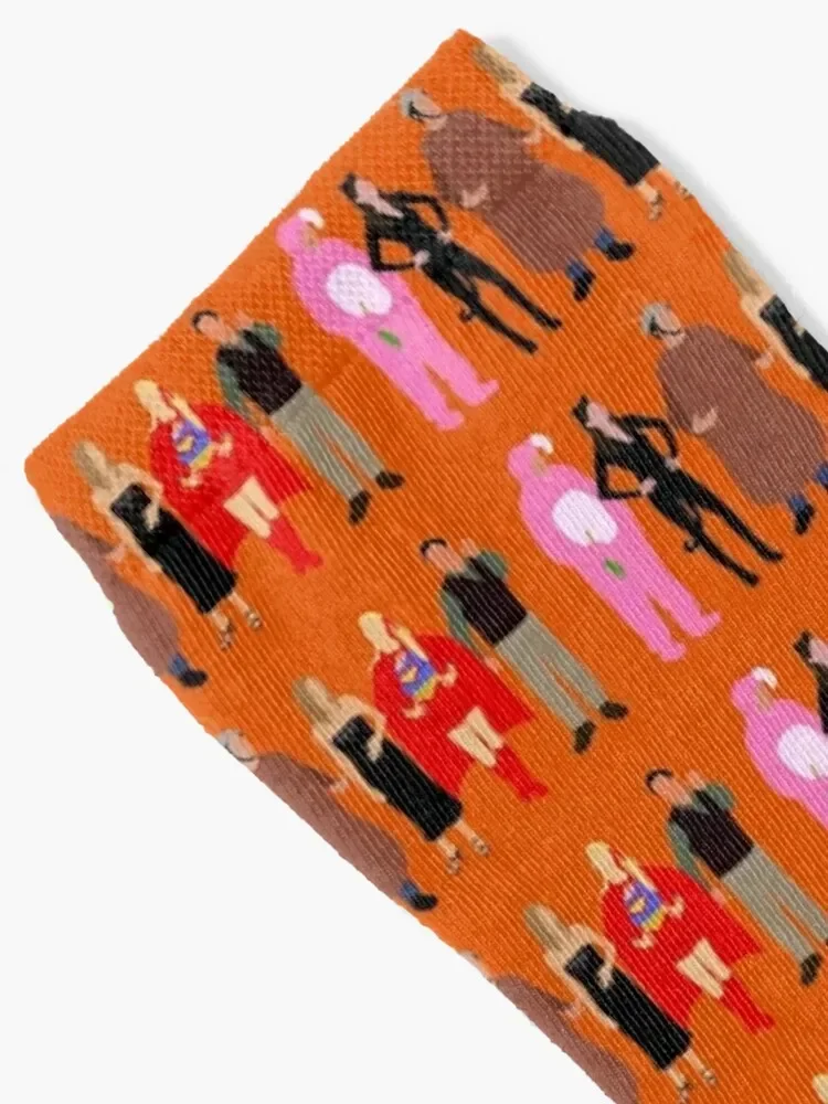 The One With Halloween Costumes Socks football Running Woman Socks Men's