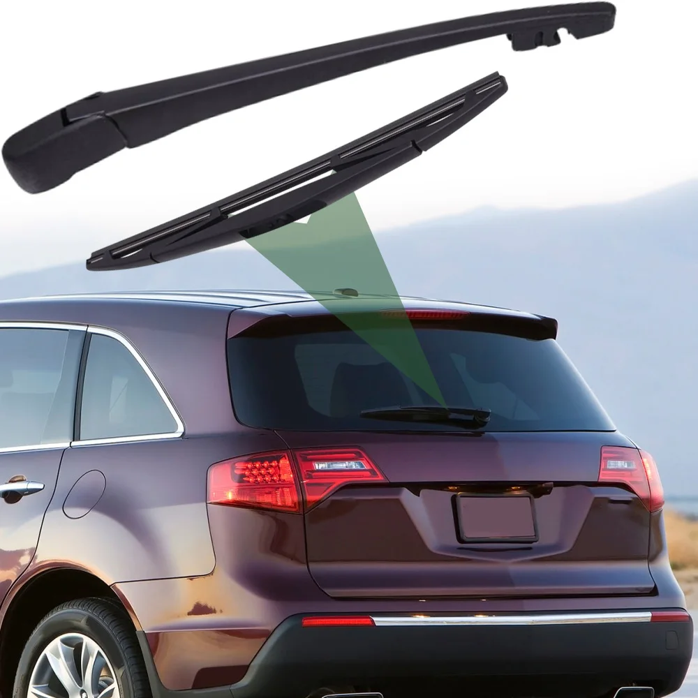 ل Acura MDX 2007-2016 الخلفية ممسحة زجاج أمامي الذراع والشفرة مجموعة 76720-STX-A01 #3