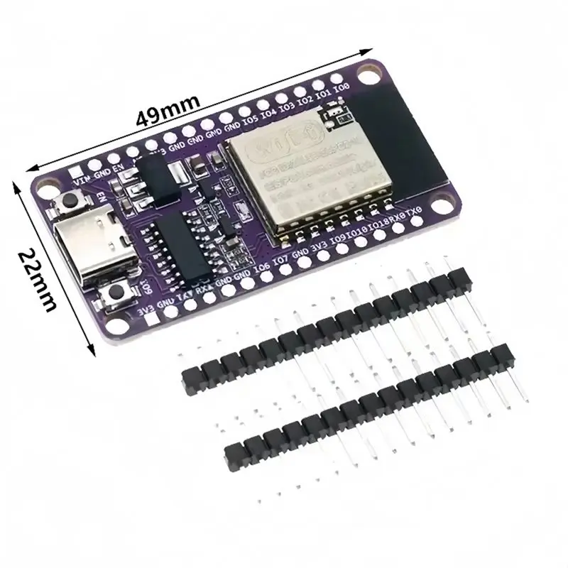 NODEMCU - Dla ESP32-C2, Kompatybilny z ESP8684-Devkit M-1, Moduł Wifi 2.4G dla ESP32-C2, Płytka Rozwojowa
