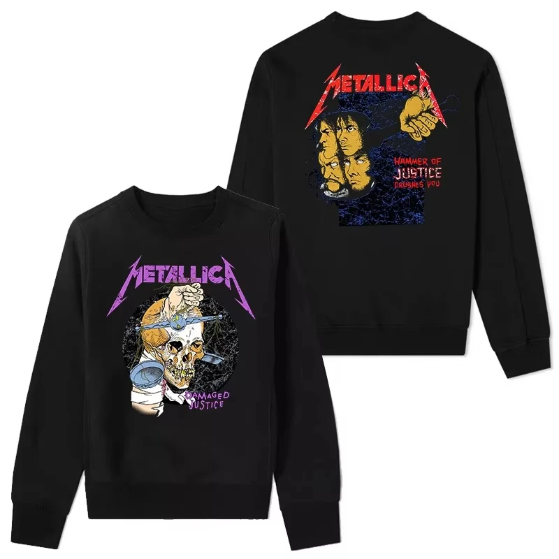 2026 New Cool Street Band Member Punk-inspired Vintage Streetwear Classic Long-sleeved Hoodies