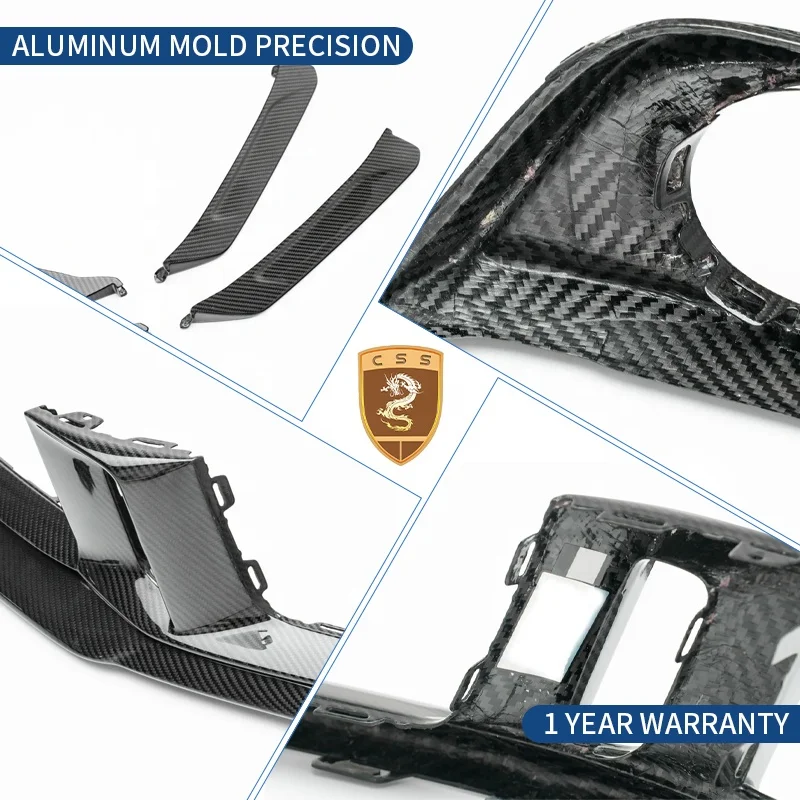Dry Carbon Aero Kit for 911 992.2 OEM Body Kit Front Lip Bumper Trims Rear Diffuser Bodykit Car Styling 4
