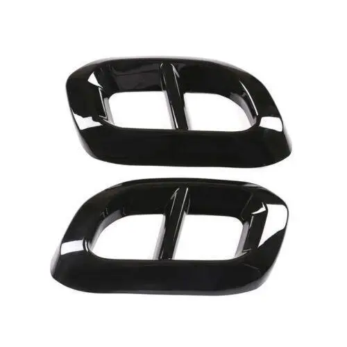 

2X задний глушитель выхлопной трубы, глянцевый черный для Benz GLE GLS GLC 2020-2023