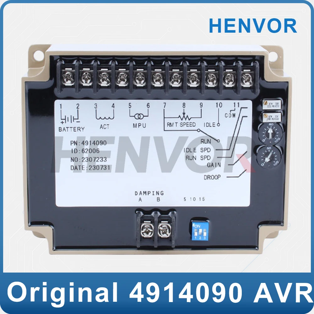 

4914090 4914091 3044196 Electronic Speed Control Board Generator Set Speed Control Remote Module