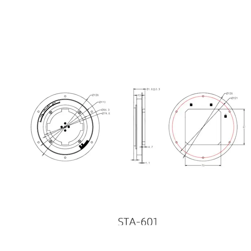 High Accuracy Agricultural Antenna For Galileo GPS GLONASS BDS 4G WIFI BT RTK Module Embedded GNSS Antenna-Y41A