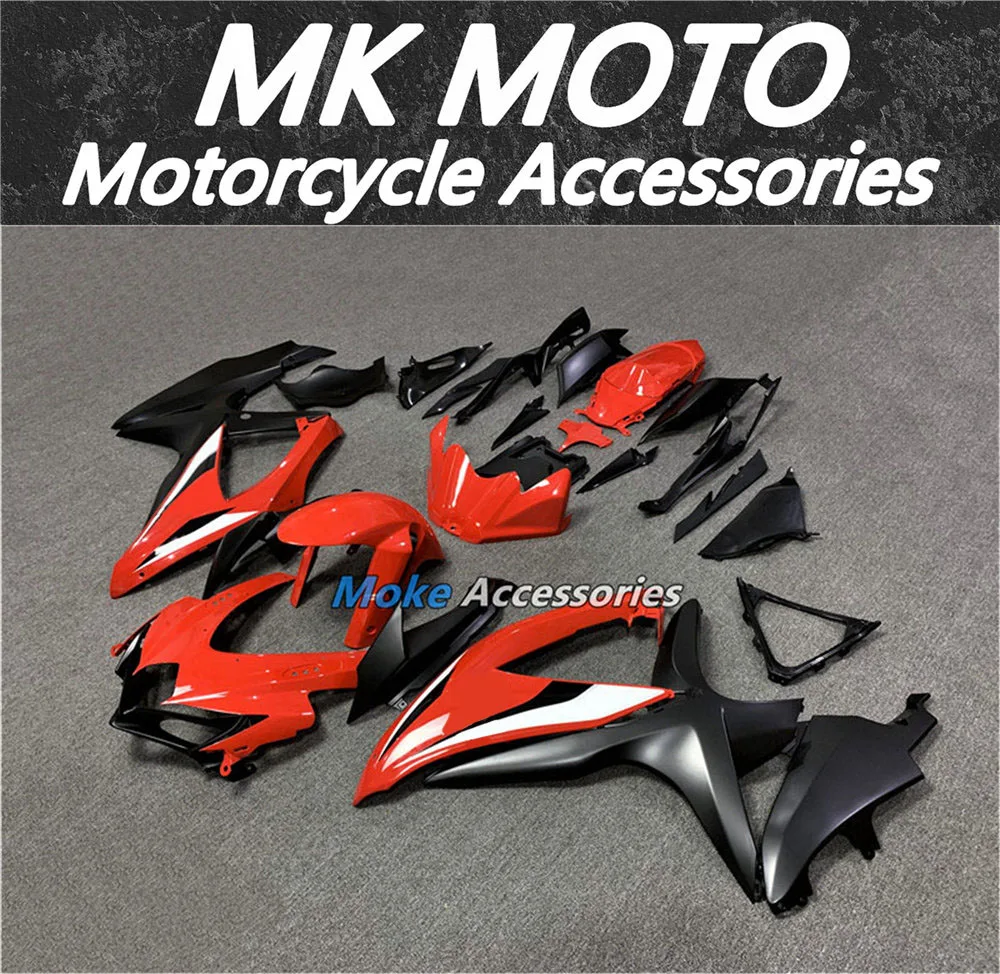 

Motorcycle Fairings Kit Fit For gsxr600/750 2008 2009 2010 Bodywork Set High Quality ABS Injection New Red Black
