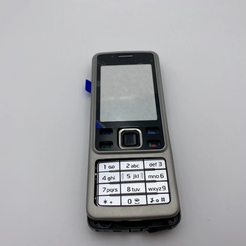 For Nokia 6300 Full Complete Mobile Phone Housing Cover Door Frame Battery Back Cover + English Keypad