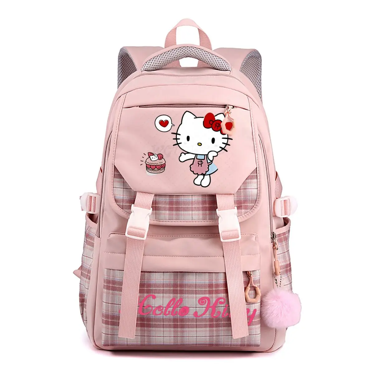 

Cute Hello Kitty Print Student Backpack Women Girls School Backpack Fashion Chidlren Teeneger Students Book Bags Anime Gift