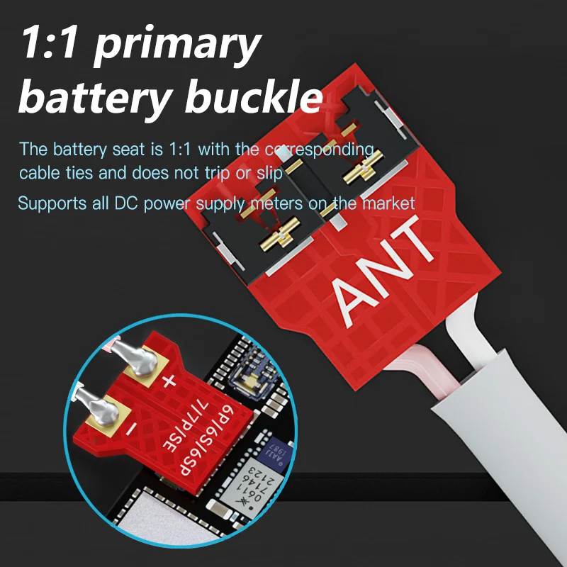 Maantpy1 3a 1to3 Ip-Serie Power On-Kabel Voor Iphone 6-14Pm Flexibele Schermreparatiekabel Hoge Precisie 1:1 Batterijhouder