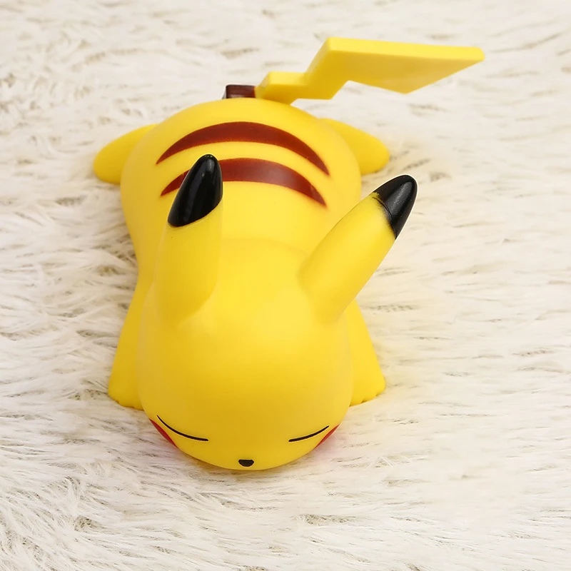 Pokemon Pikachu Night Light Glowing Children Toy Pokemon Pikachu Cute Bedside Lamp Children's Birthday Christmas Present image 4
