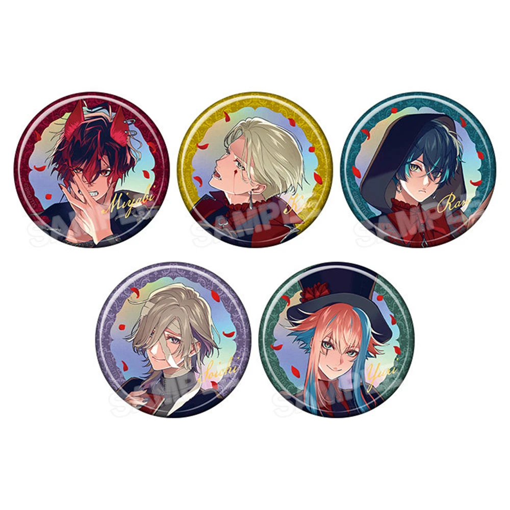58mm Anime UN:LOGICAL Yuri Miyabi Cosplay COSTUME Badge Pin SPTE Tinplate Brooch﻿ Prop GiFT
