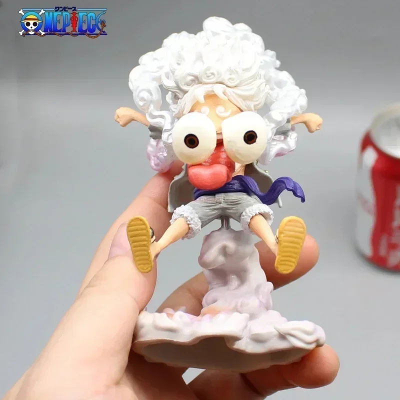 Figura de Ação Anime One Piece para Crianças, Brinquedos Colecionáveis, Boneca Modelo, Nika Luffy, Gk, Periferia, Enfeites de Mesa, Presente, 12cm