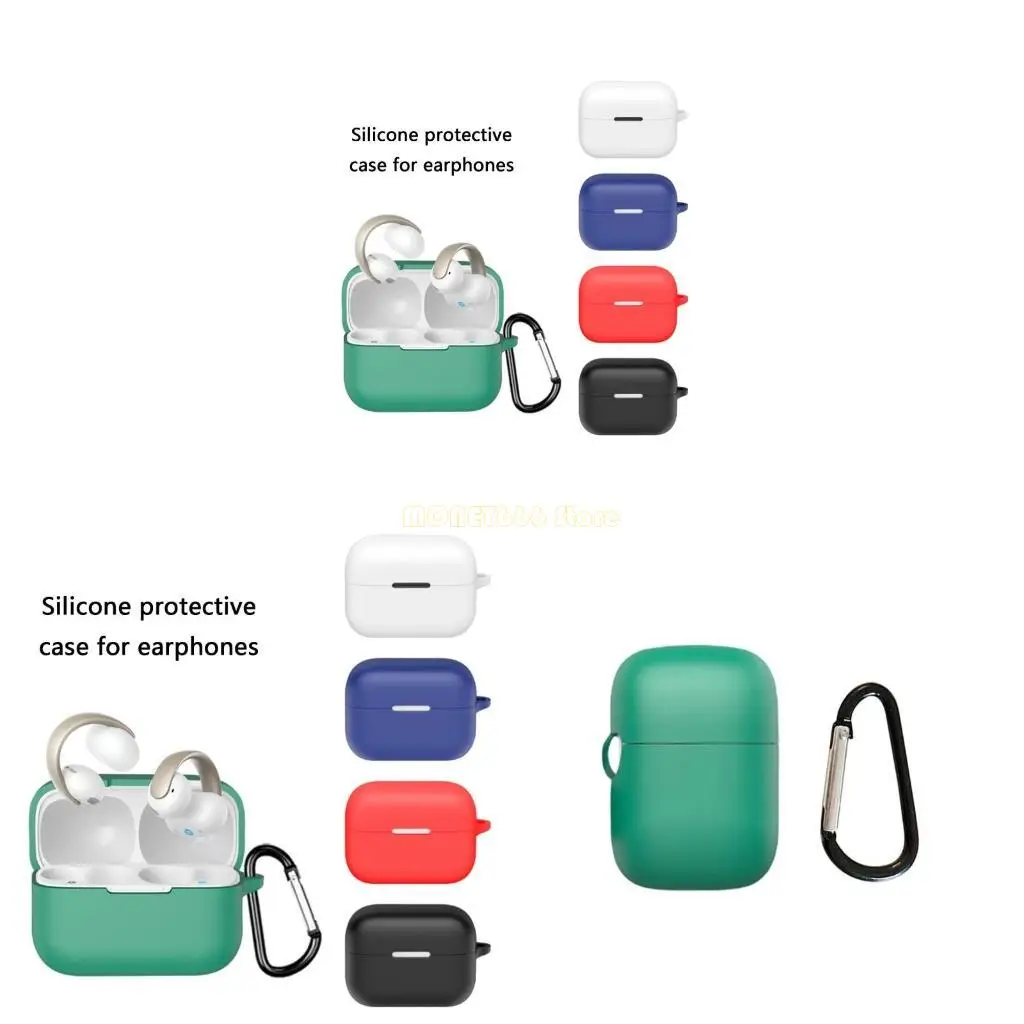 Aeroclip 커버 충격 방지 껍질 세척 가능한 하우징 해독제 슬리브 소프트 실리콘 피부를위한 F62C 유연한 이어 버드 보호 케이스