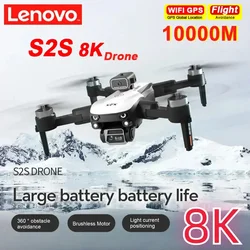 Lenovo HD S2S Drone 4K 8K GPS Profesional HD Aerial Photography Dual-Camera Omnidirectional Obstacle Avoidance Drone Quadcopter