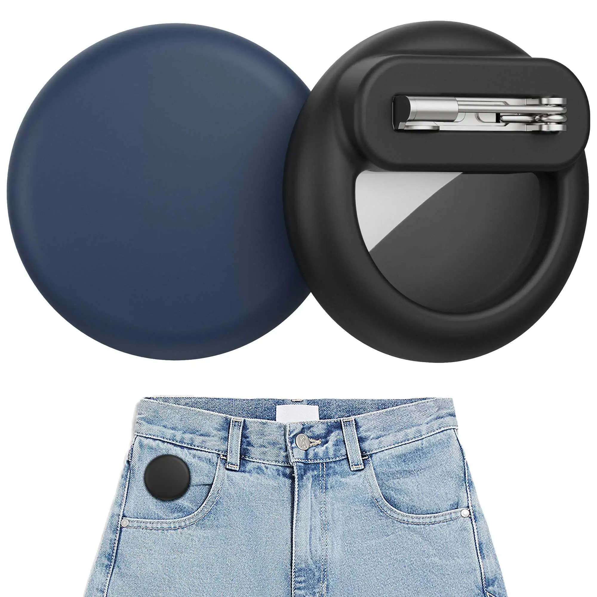 Für Apple Airtag Kinder halter unsichtbare Pin versteckte Airtags Fall GPS Tracker Abdeckung für Kinder, Kinder, ältere Menschen, Gepäck, Kleidung