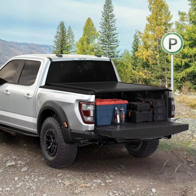

Krono Wild Upgraded Aluminum Alloy Retractable Tonneau Cover For Ranger 2019-2023 Pickup Truck Bed Waterproof Roller Lid