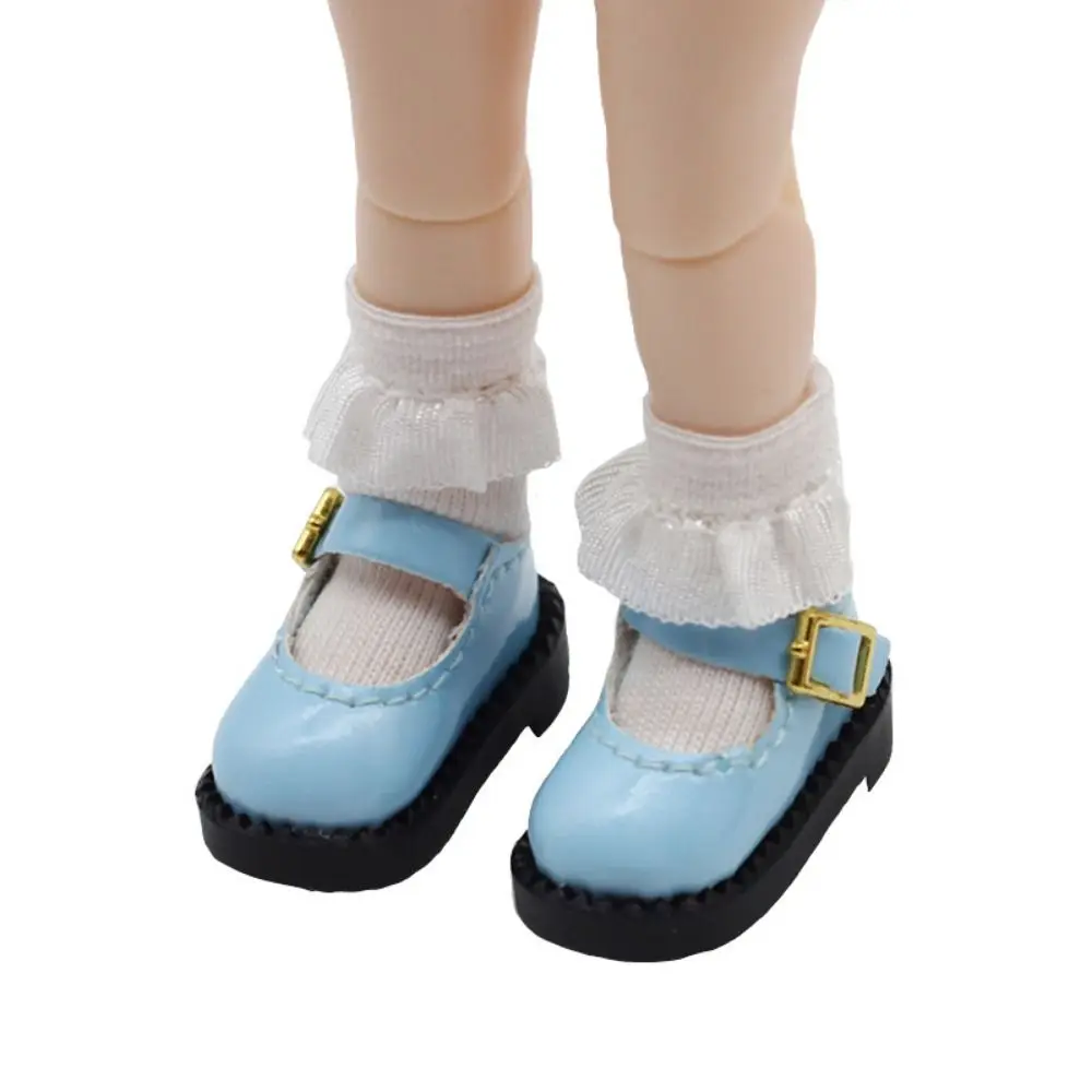 1Pair 1/12 BJD ob11 Doll Sandals For Obitsu11 GSC DOD Body Dolls Socks OB11 Princess Shoes Clothes Accessories Toys