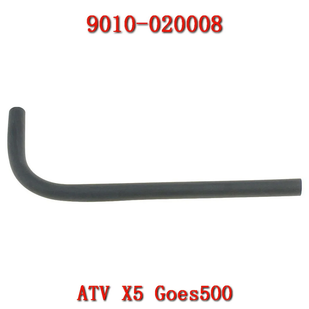 Tubo de entrada de ar curto para ATV, válvula de sujeira 9010-020008, CF500-D, X5, CF500-E, GOES500, GOES500-A