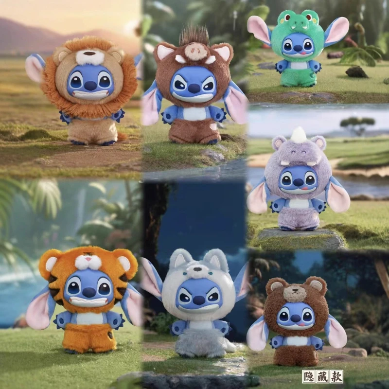 TOP TOY Stitch Wildlife Series Blind Box - Figurki kolekcjonerskie z serii Stitch Wildlife - Transformacja zwierząt z Lilo i Stitch od Disneya