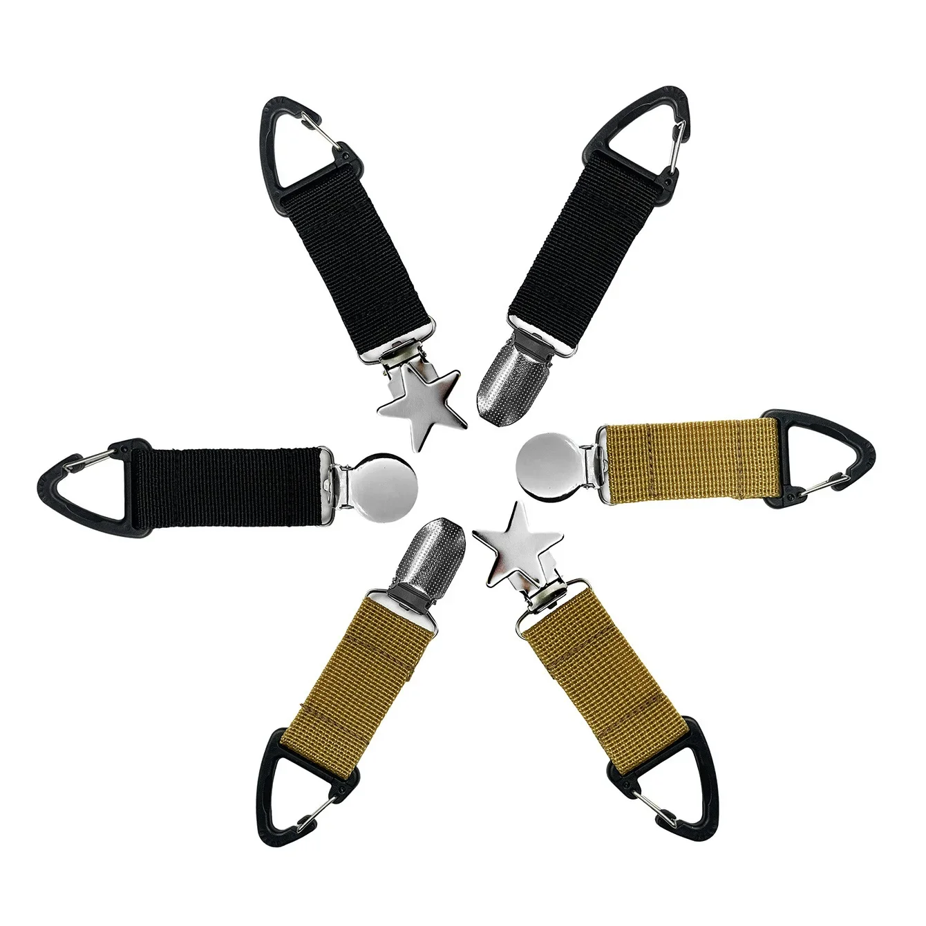 السفر في الهواء الطلق القش قبعة كليب المحمولة قبعة رفيق حقيبة كليب متعددة الأغراض في الهواء الطلق متعددة الألوان المتاحة قفاز المنظم