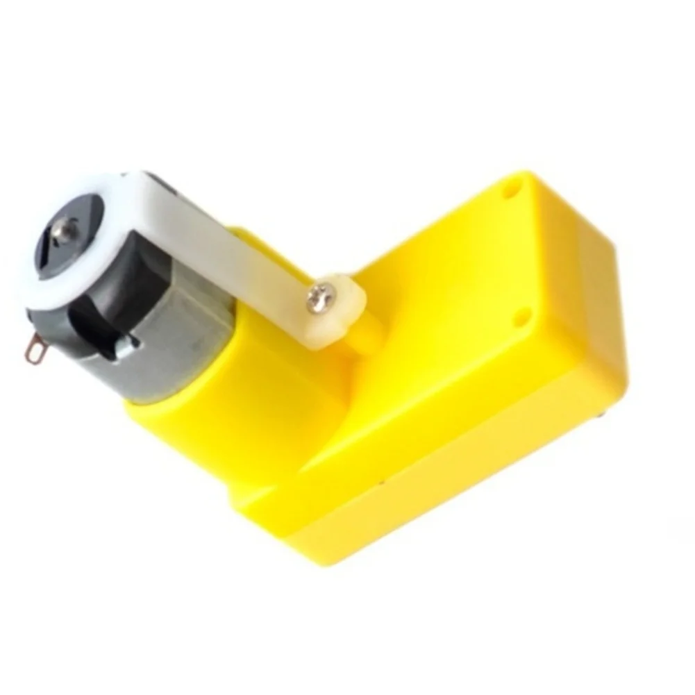 Brushed DC Gear Motor 6V 210RPM L Type for TT Motor Compatible Smart Car Robot Chassis DIY Engineering Projects Nylon Metal