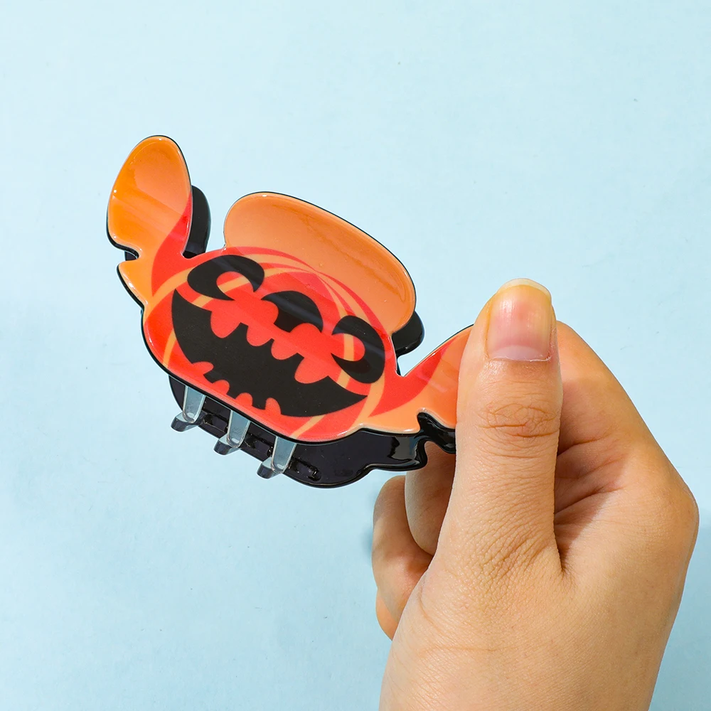 ディズニー ステッチ ハロウィン ゴースト パンプキン ヘア クロー、ハロウィン、カジュアル、フォーマルな機会に最適です。 お祝いの雰囲気を演出します