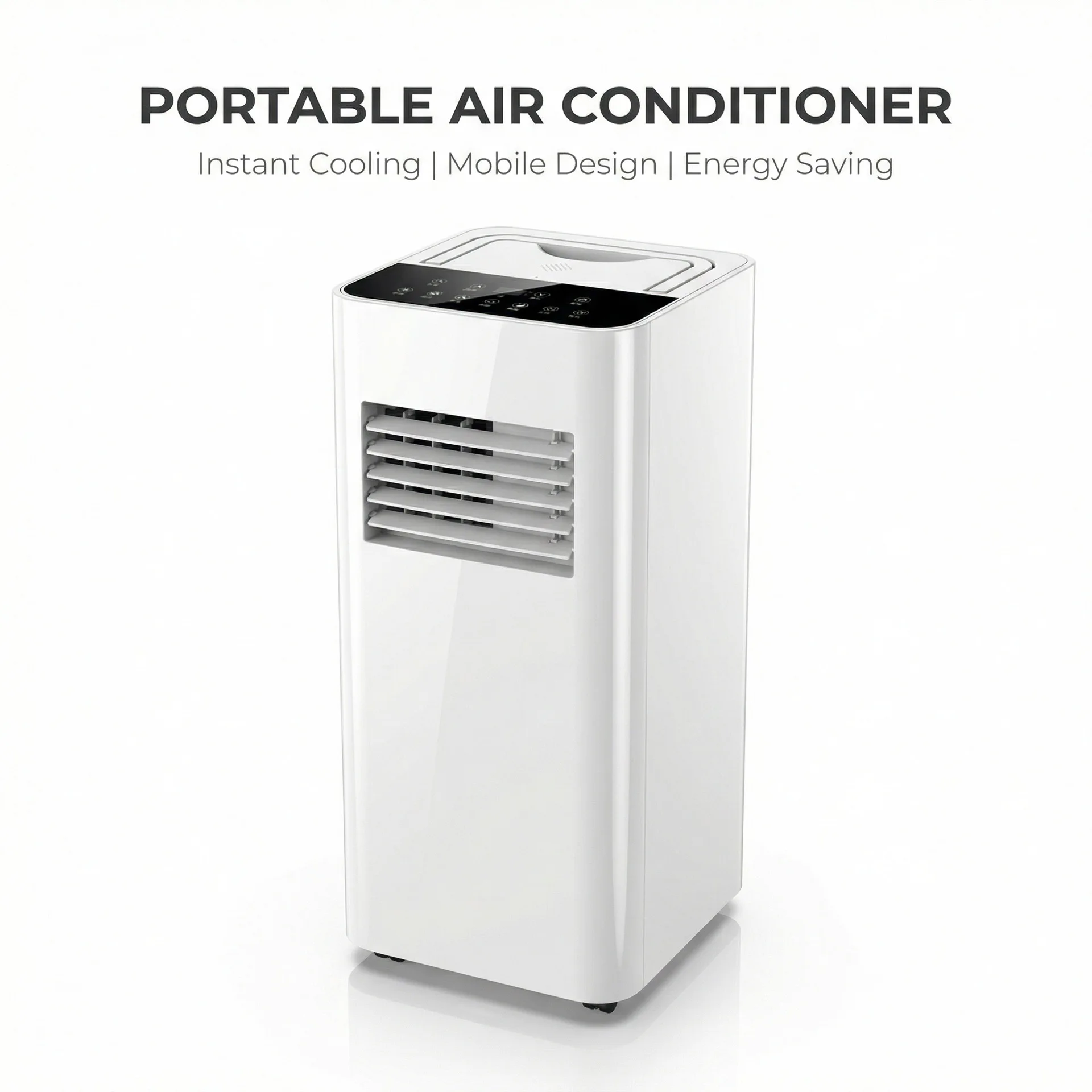 Portable Air Conditioner with Instant Cooling Mobile Design & Energy Saving
