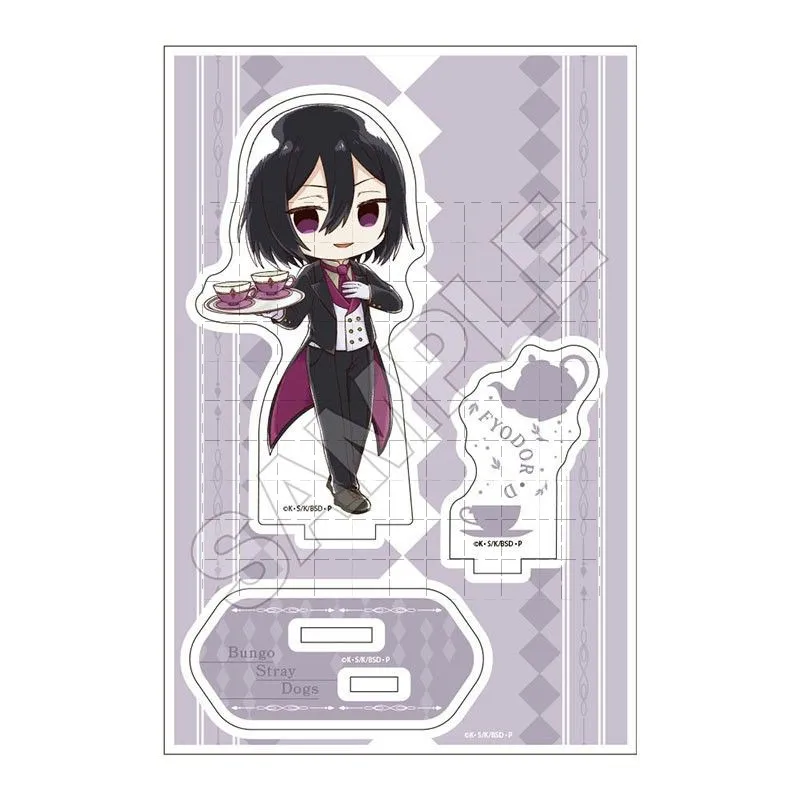 Game Nakahara Chuya Akutagawa Ryunosuke Dazai Osamu Nakajima Atsushi Fyodor·D Acrylic Stand Doll Anime Figure Cosplay Toy Gift